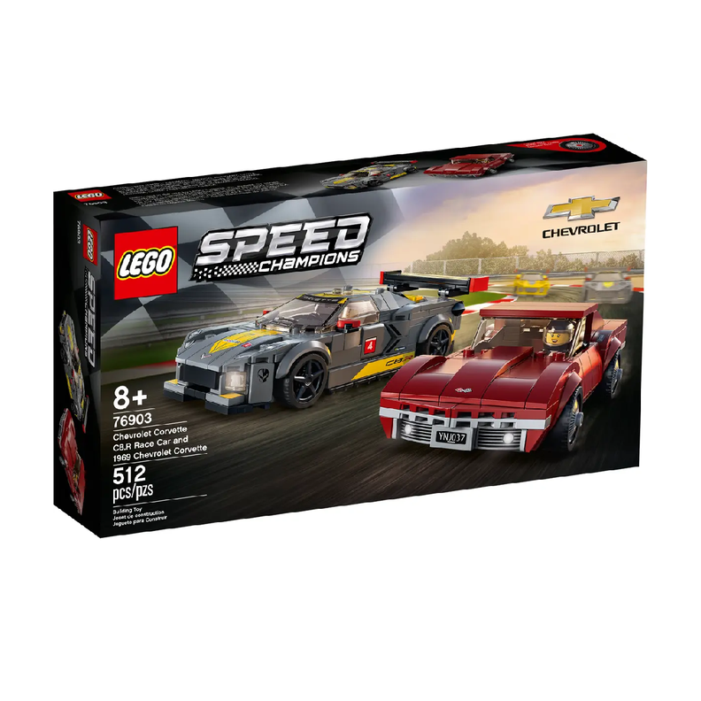 LEGO Chevrolet Corvette C8.R y Corvette de 1969 - 76903-1