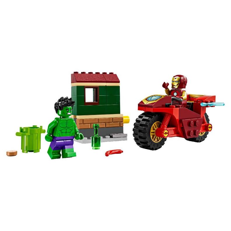 LEGO Marvel: IRON MAN CON MOTO Y HULK 76287-2