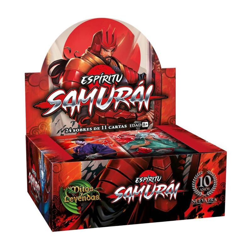 Display 24 Sobres: Espiritu Samurai - Nueva Era MyL-0
