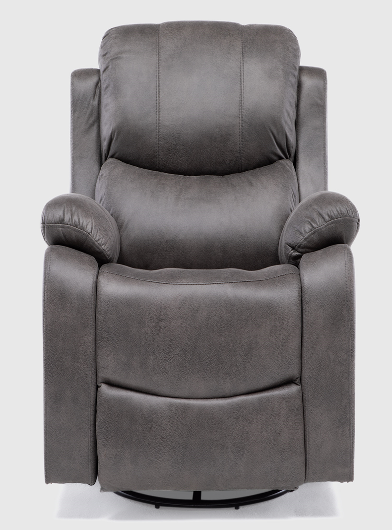 BERGER RECLINABLE PRO GREY CON VIBROMASAJE 8 PUNTOS + CONTROL REMOTO + CALEFACCION + MECEDOR-6