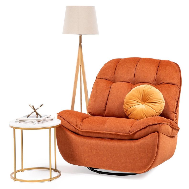 BERGER MILANIUM ORANGE: GIRATORIO, MECEDOR Y RECLINABLE-0