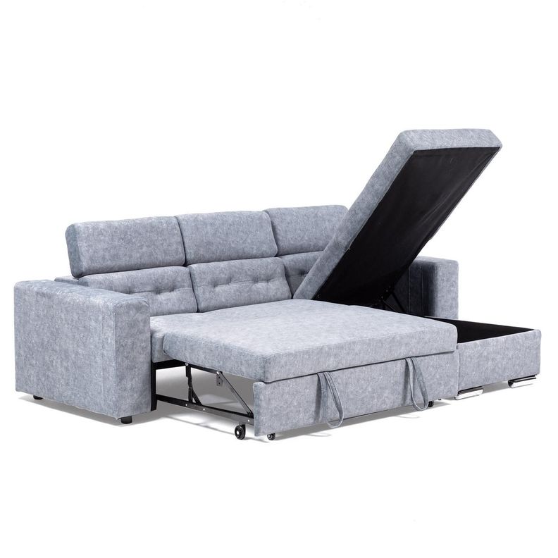 SOFA CAMA DANTE GREY: BIDIRECCIONAL, ALTURA ADAPTABLE-4