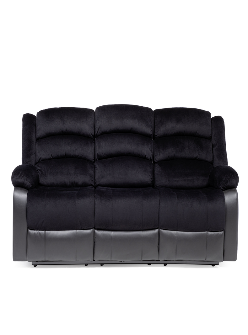 SOFA RECLINABLE CON POSAVASOS BLACK VENOM-2