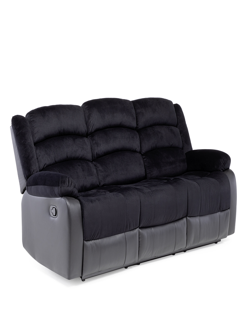 SOFA RECLINABLE CON POSAVASOS BLACK VENOM-3