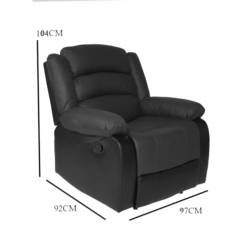 Berger reclinable bitela Venom Black-2