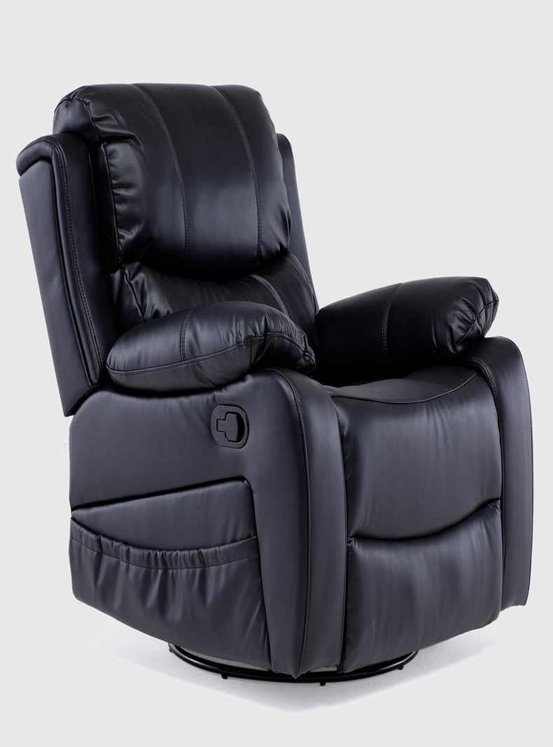 BERGER RECLINABLE PRO BLACK CON VIBROMASAJE 8 PUNTOS + C.REMOTO-3