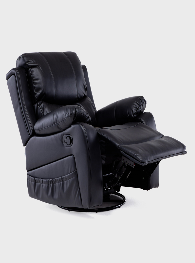 BERGER RECLINABLE PRO BLACK CON VIBROMASAJE 8 PUNTOS + C.REMOTO-4