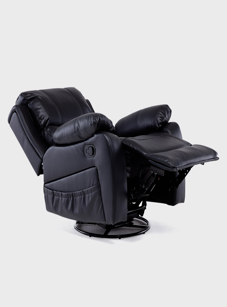 BERGER RECLINABLE PRO BLACK CON VIBROMASAJE 8 PUNTOS + C.REMOTO-5