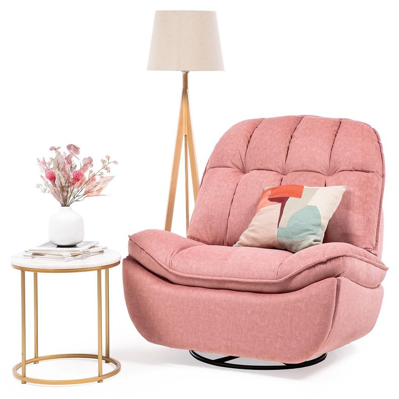 BERGER MILANIUM PINK: GIRATORIO, MECEDOR Y RECLINABLE-0