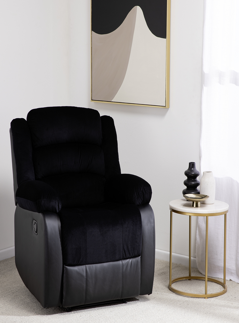 BERGERE RECLINABLE BLACK VENOM-1