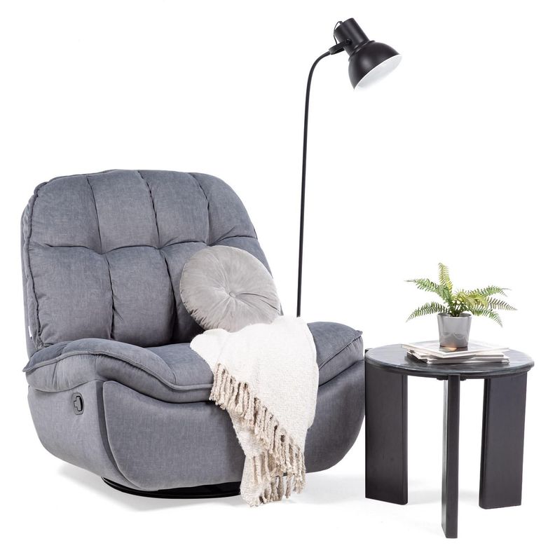 BERGER MILANIUM GREY: GIRATORIO, MECEDOR Y RECLINABLE-0