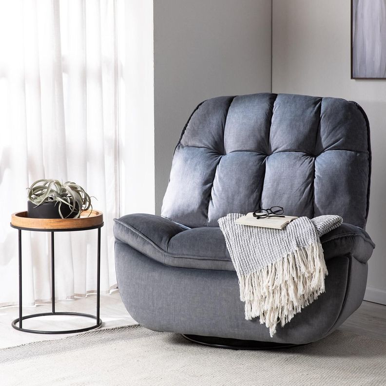 BERGER MILANIUM GREY: GIRATORIO, MECEDOR Y RECLINABLE-1