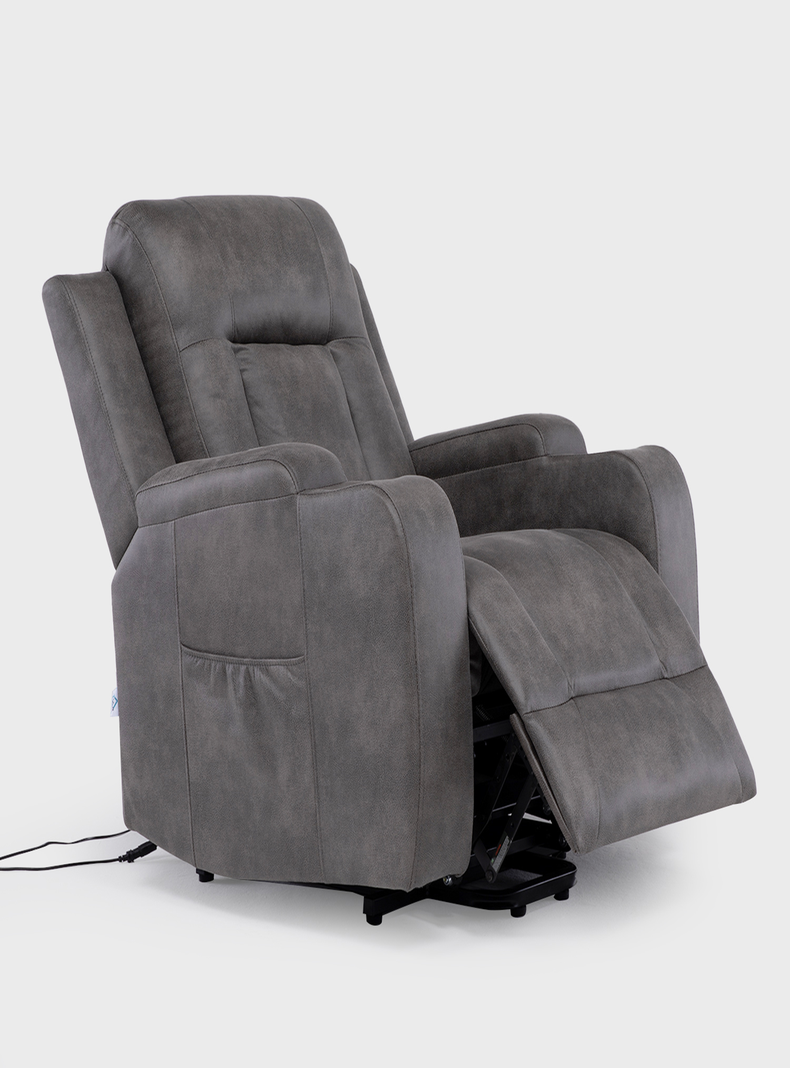 BERGER STAND UP GREY CON VIBROMASAJE 8 PUNTOS + CONTROL REMOTO + CALEFACCION-4