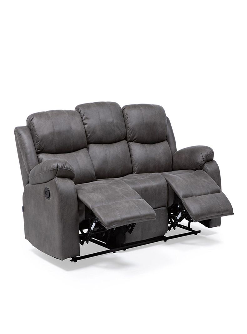 SOFA RECLINABLE CON POSAVASOS 3 CUERPOS ISABEL GREY-4