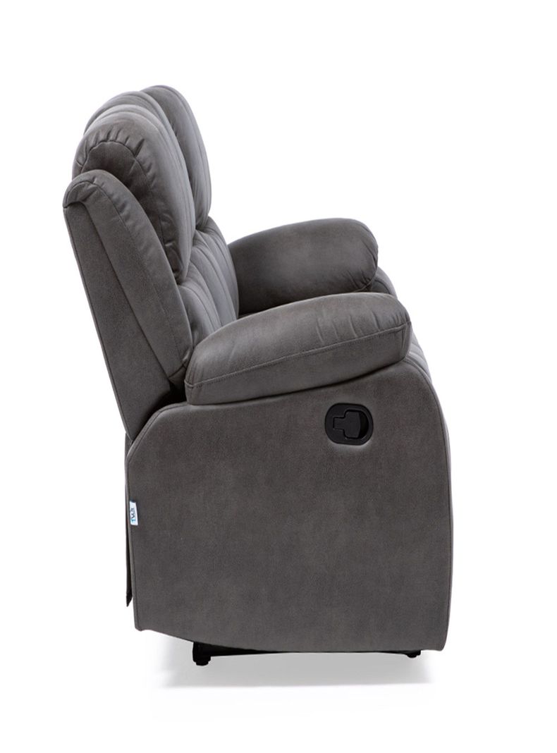 SOFA RECLINABLE CON POSAVASOS 3 CUERPOS ISABEL GREY-5