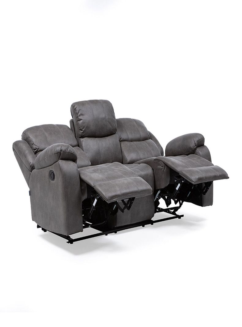 SOFA RECLINABLE CON POSAVASOS 3 CUERPOS ISABEL GREY-6