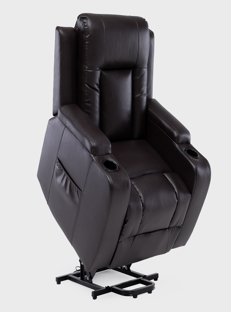 BERGER STAND UP BROWN CON VIBROMASAJE 8 PUNTOS + CONTROL REMOTO + CALEFACCION-0