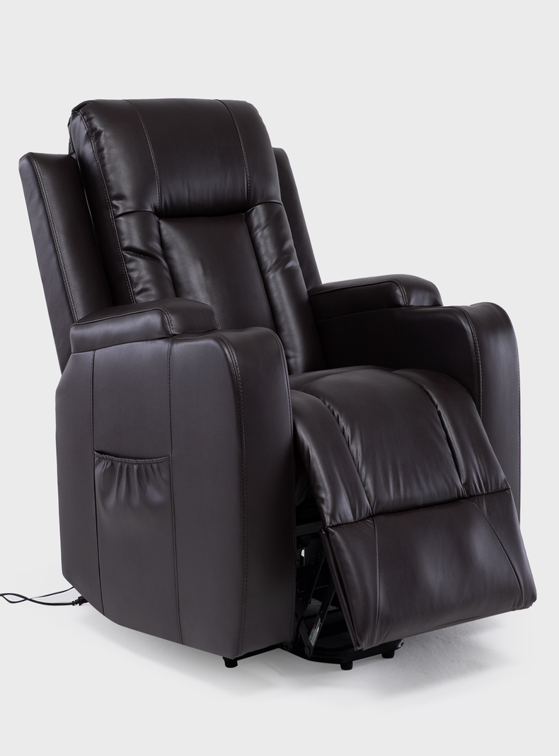BERGER STAND UP BROWN CON VIBROMASAJE 8 PUNTOS + CONTROL REMOTO + CALEFACCION-3