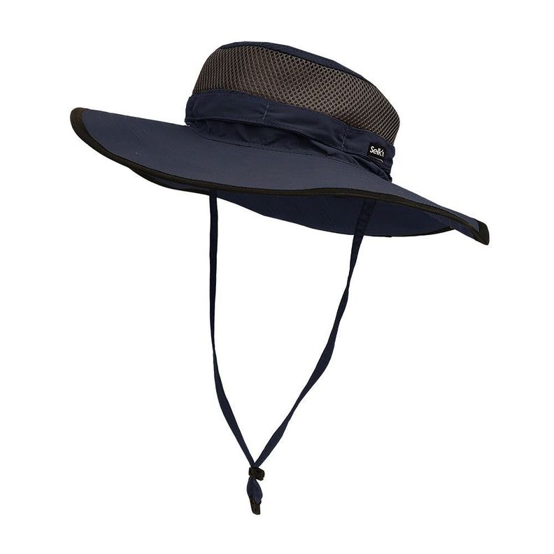 Gorro Ala ancha Selk'n UVB'LT Plomo-0