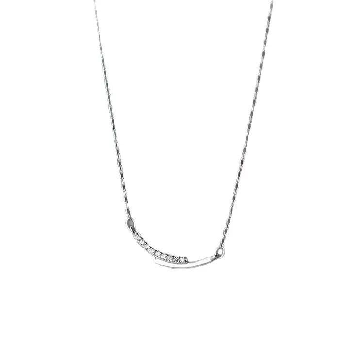 Collar Plata 925 Sonrisa Dob Bri Plateado