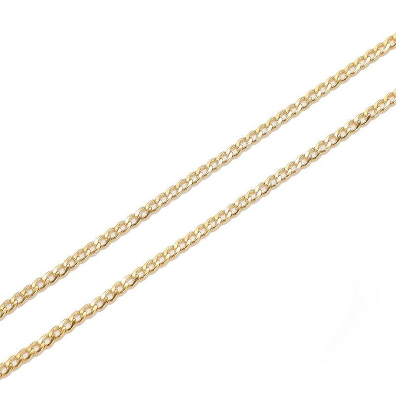Cadena Baño Oro Amarillo 18 Kilates Grumet-0