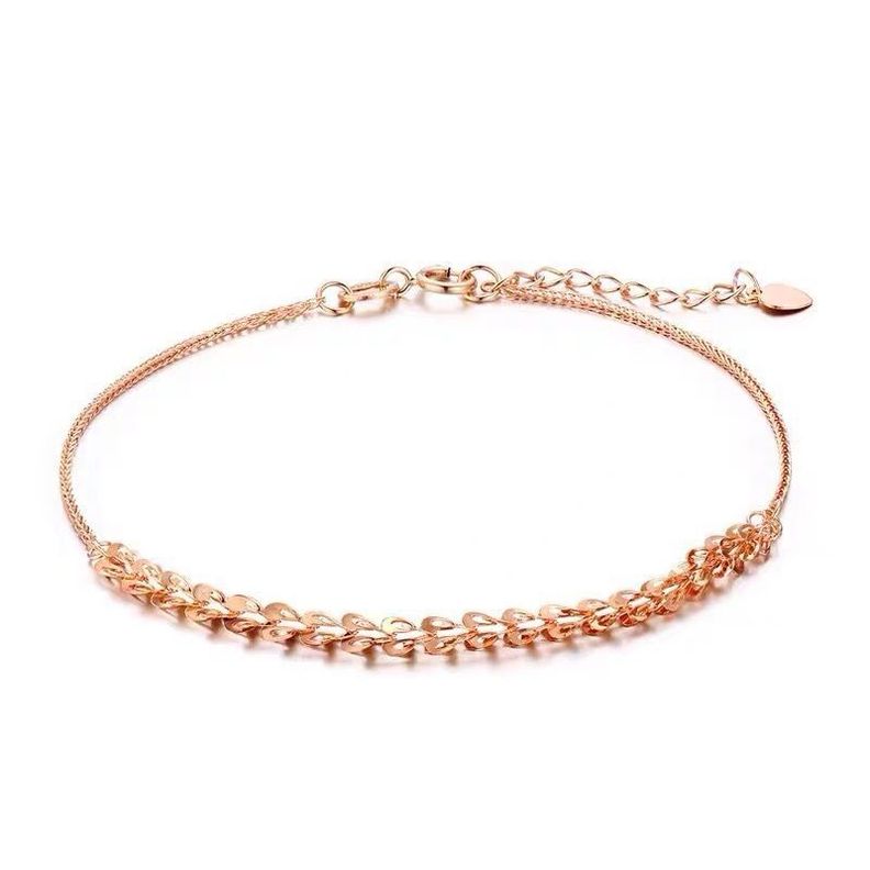 PULSERA COLA DE FÉNIX ORO ROSADO 18K-0