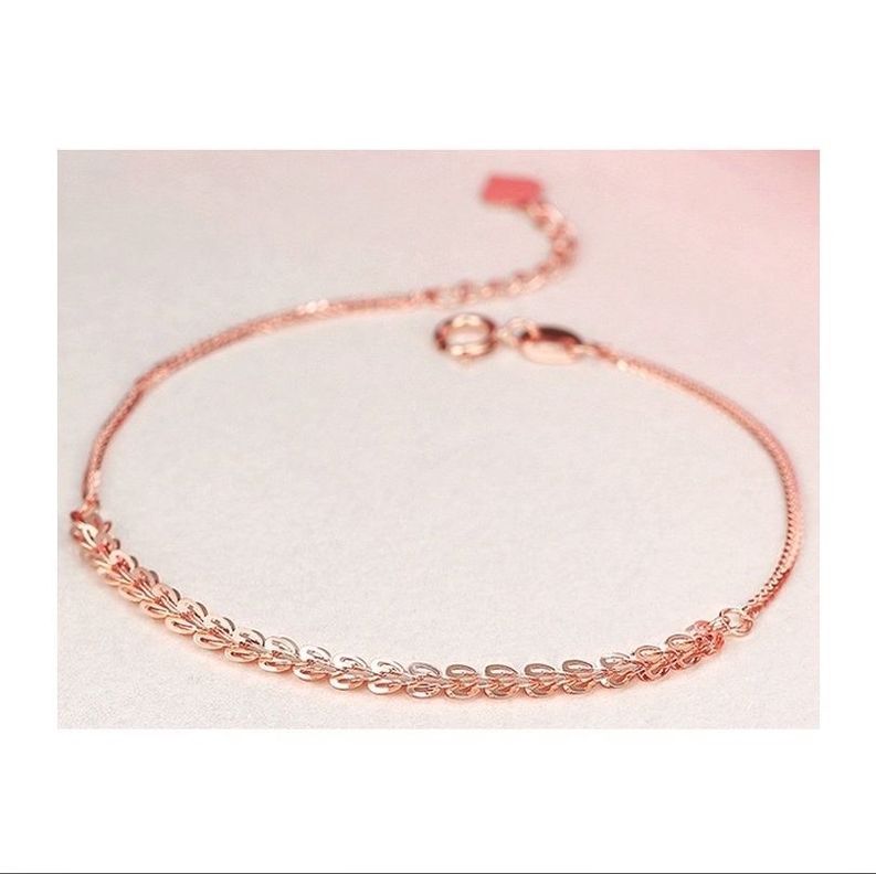 PULSERA COLA DE FÉNIX ORO ROSADO 18K-1