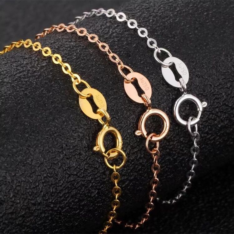 Cadena Eslabones Oro 18k-Au750 0,6G-2