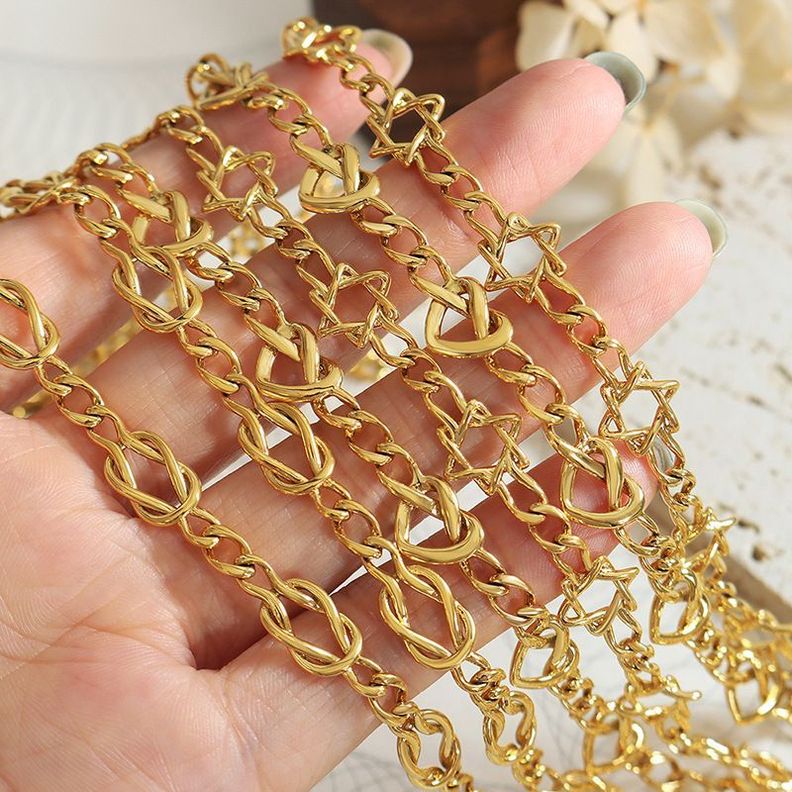 Collar Baño Oro Amarillo 18 Kilates Estrella De David-2