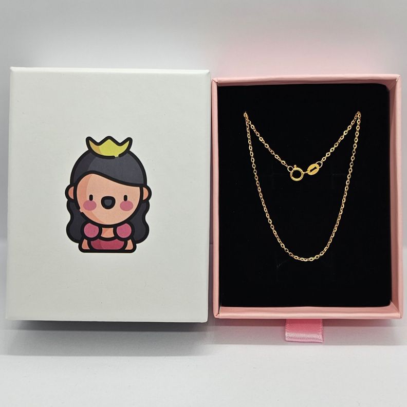 Cadena Eslabones Oro 18k-Au750 1,2G-3