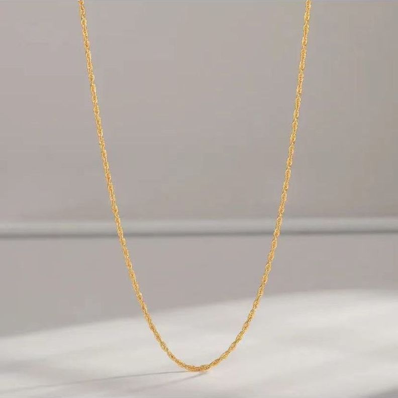 Cadena Turbillon 45cm Oro Amarillo 18k - AU750 L-2