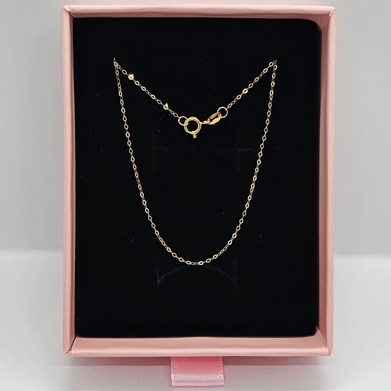 CADENA DE ESLABONES ORO AMARILLO 18K 0,35g-2