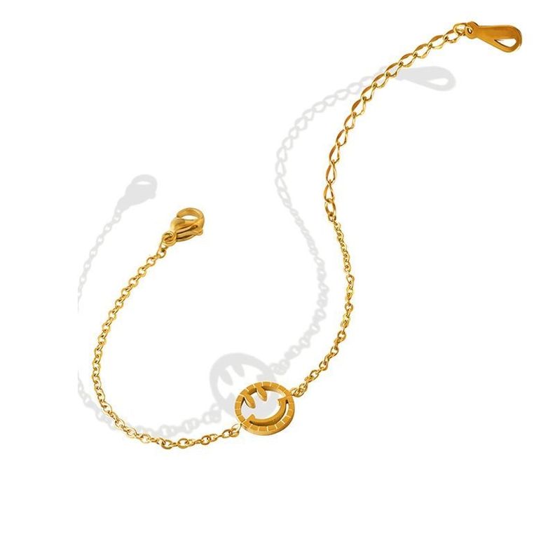 Pulsera Baño Oro Amarillo 18k Smile-0