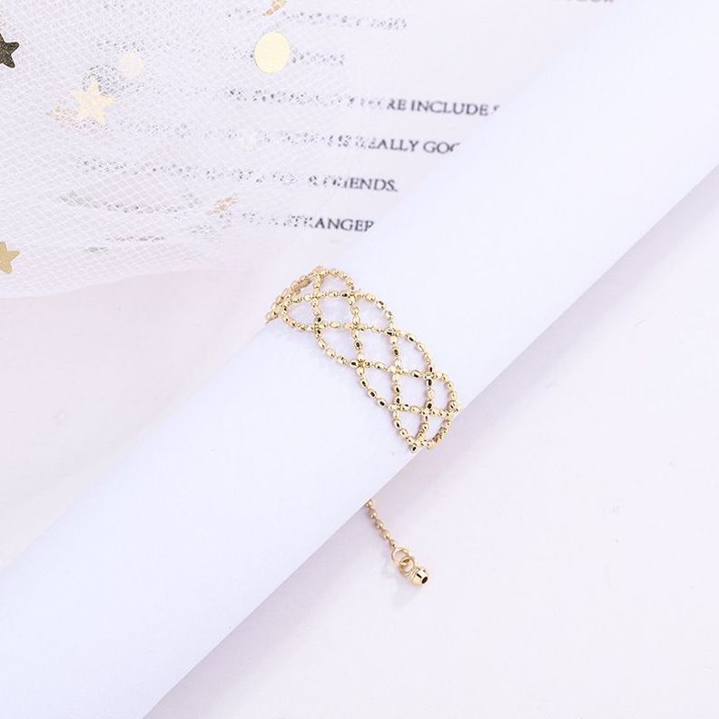 ANILLO ORO AMARILLO 18K PELOTITAS DISEÑO AJUSTABLE-2