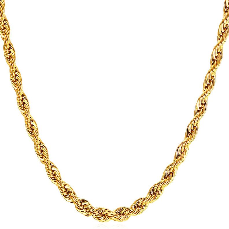 Cadena Baño Oro Amarillo 18k Turbillon L-0