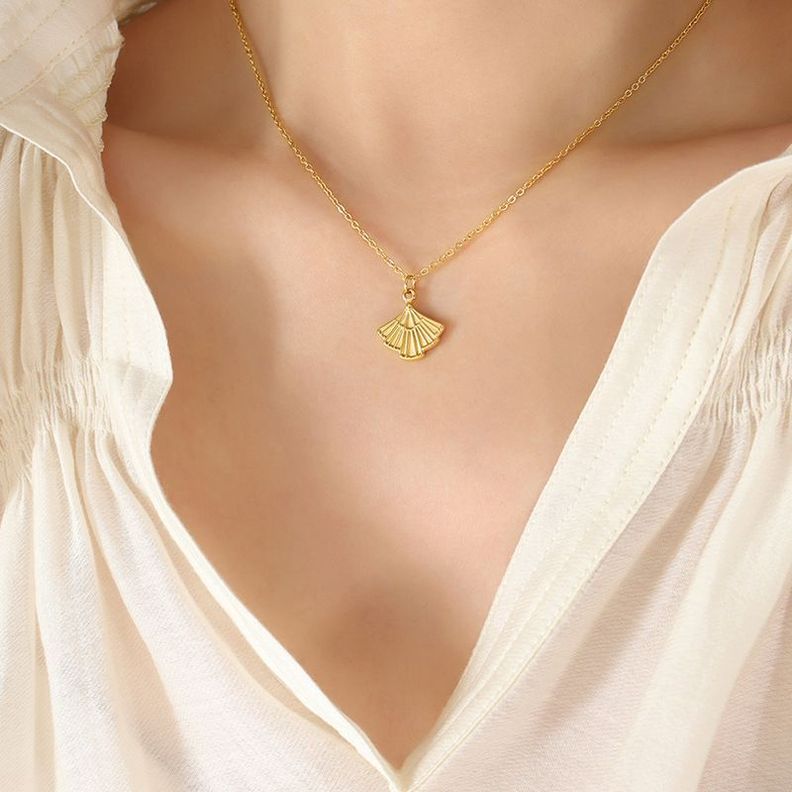 Collar Baño Oro Amarillo 18 Kilates Vestido-2