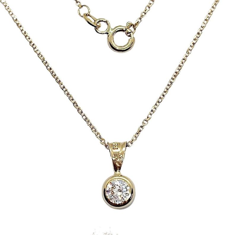 Cadena Eslabones Punto De Luz Oro 18k 45cm-0