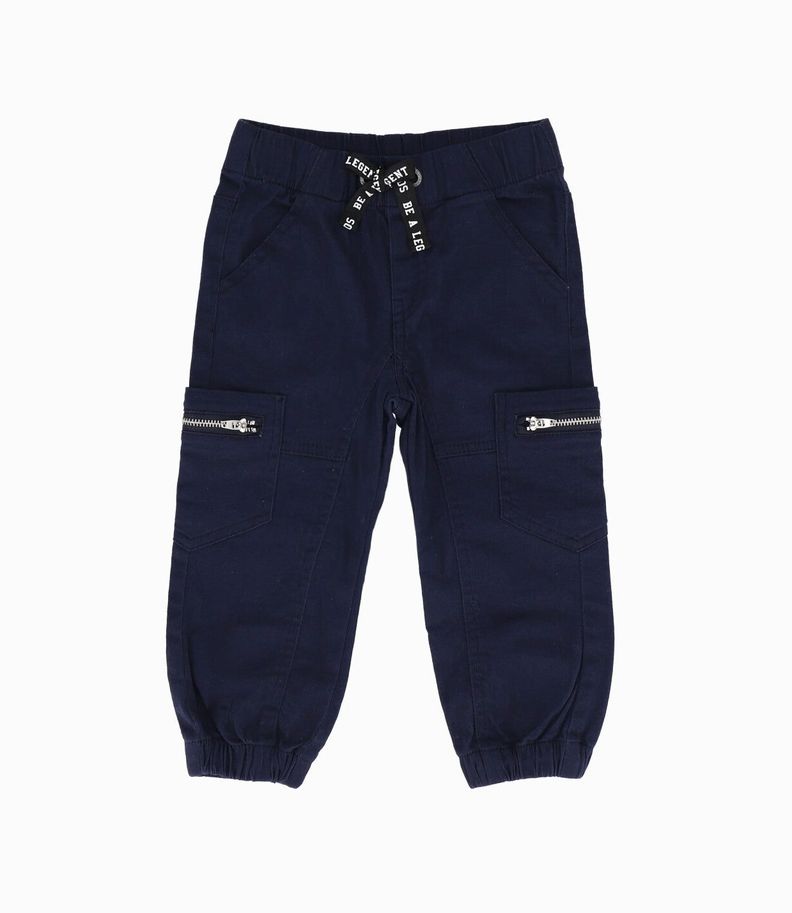 Pantalón bebés jogger azul 4 Kids-0