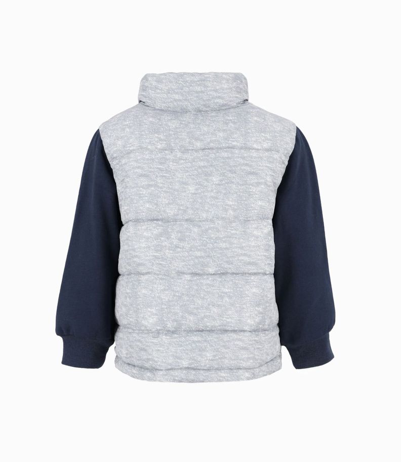 Chaqueta bebés bicolor gris 4 Kids-1