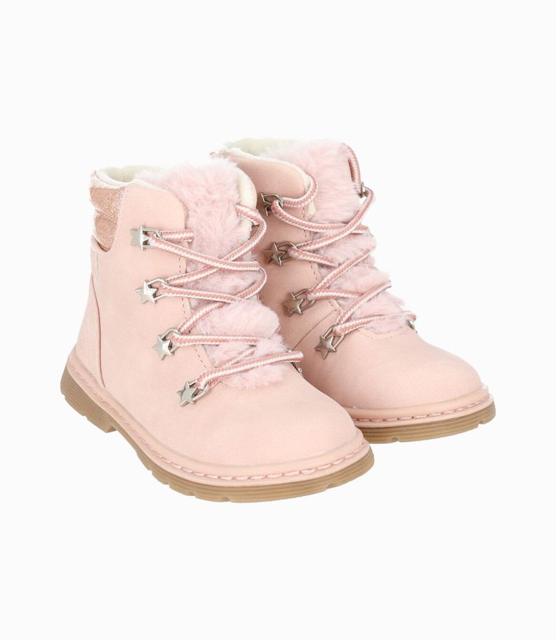 Botin bebes basico rosado 4 Kids