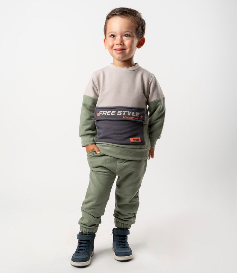 Buzo bebés con diseño verde 4 Kids-0