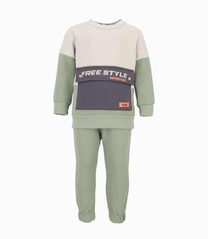 Buzo bebés con diseño verde 4 Kids-1