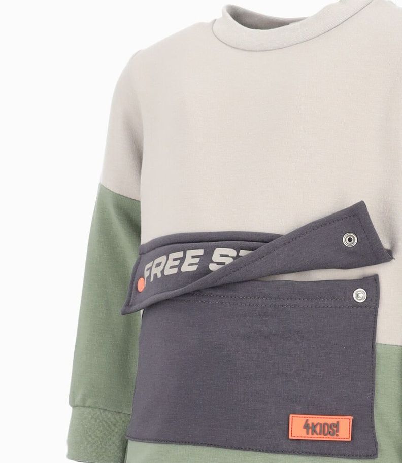 Buzo bebés con diseño verde 4 Kids-3