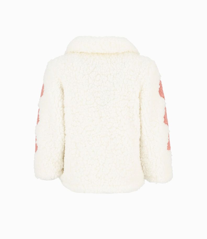 Chaqueta bebés flores blanco 4 Kids-1