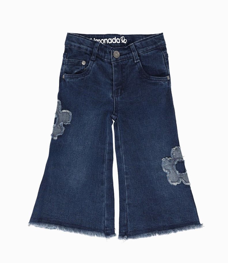 Jeans bebés con diseño azul marino Limonada-0
