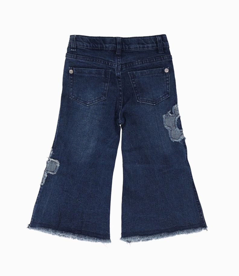 Jeans bebés con diseño azul marino Limonada-1