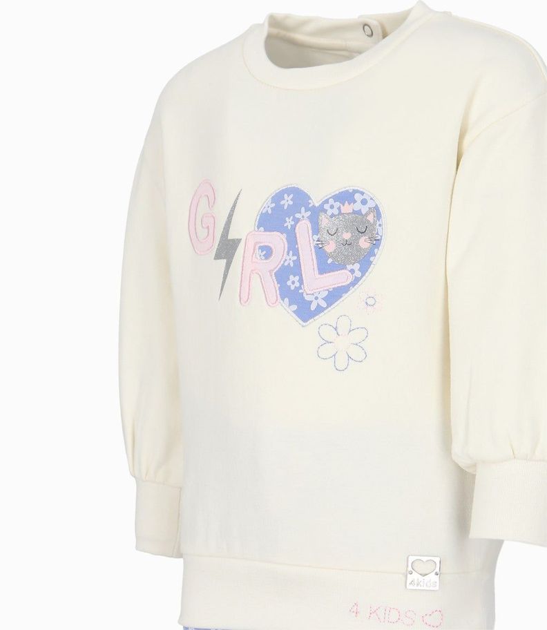 Conjunto bebés girl blanco 4 Kids-2