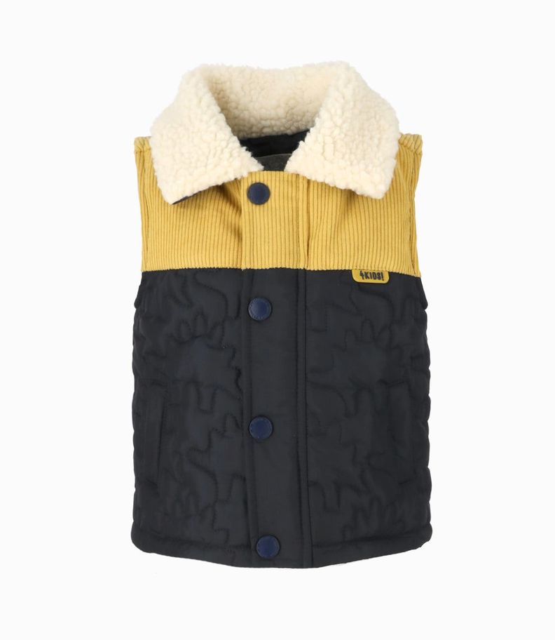 Chaqueta bebés sin mangas azul marino 4 Kids-0