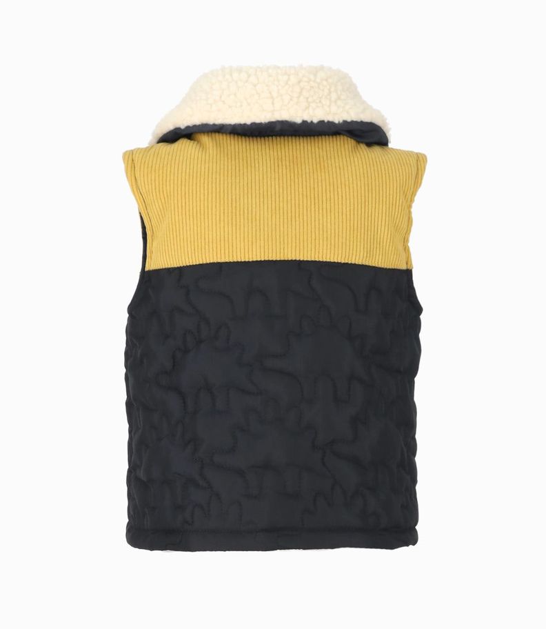 Chaqueta bebés sin mangas azul marino 4 Kids-1