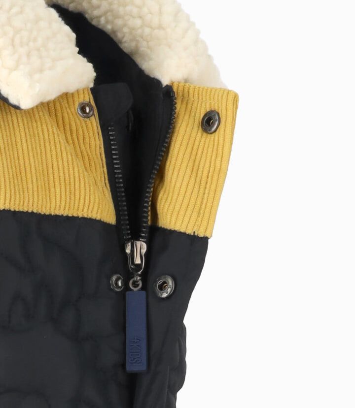 Chaqueta bebés sin mangas azul marino 4 Kids-2